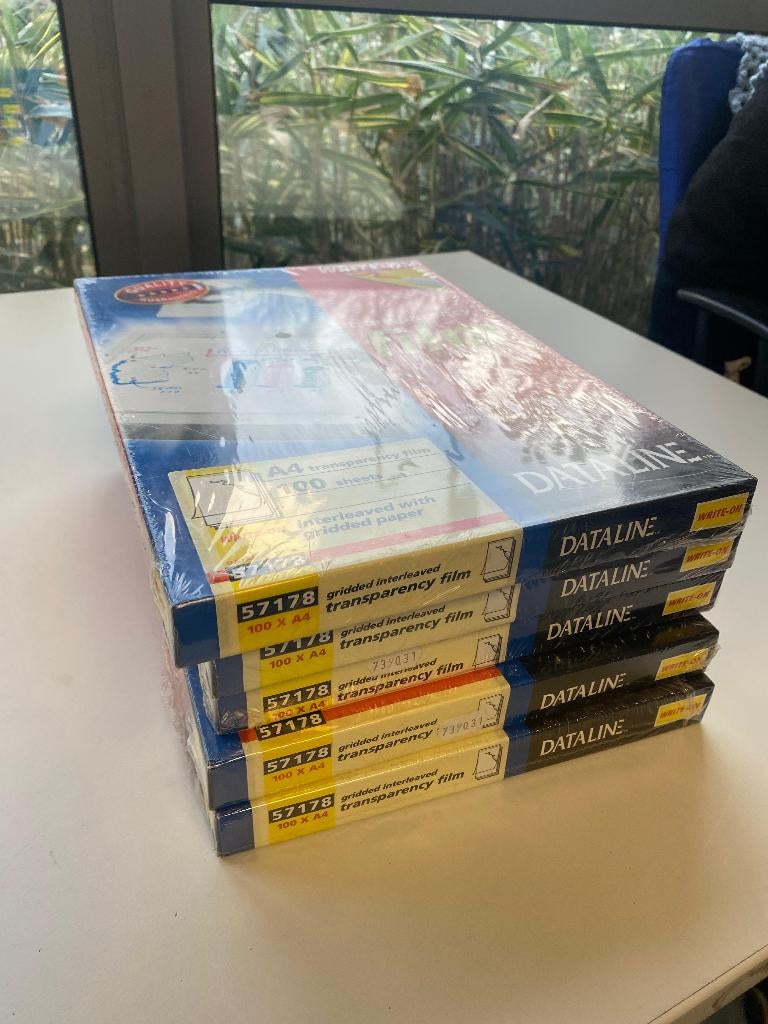 Transparante overhead vellen (600 st), Ophalen of Verzenden, Nieuw