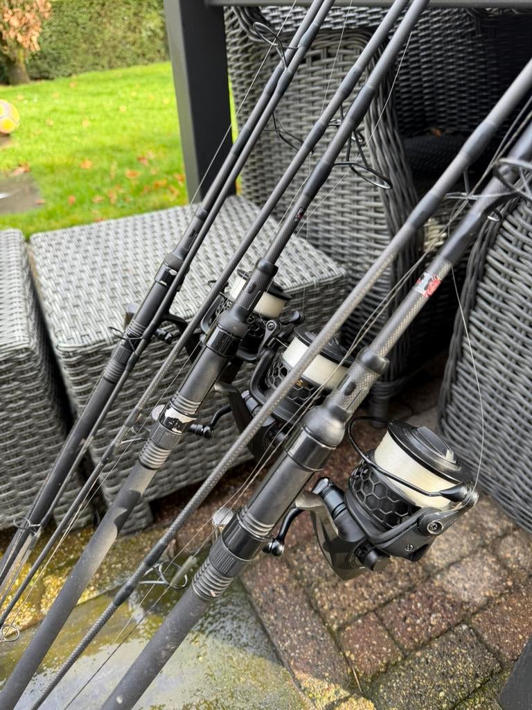 3x nash scope GT6000, Watersport en Boten, Hengelsport | Karpervissen, Ophalen of Verzenden, Zo goed als nieuw, Molen