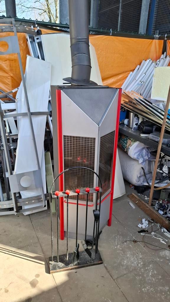 Harrie Leenders Palles Houtkachel - Stijlvol en Efficiënt, Ophalen of Verzenden