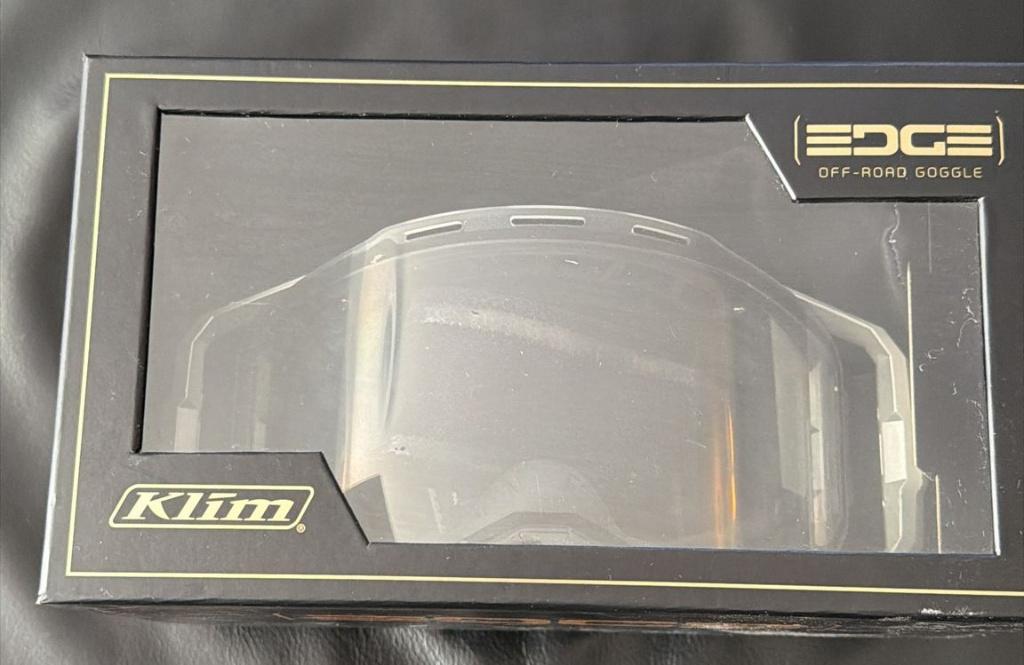 Klim Edge Off road Crossbril Zilver met clear Lens NIEUW, Motoren, Kleding | Motorkleding, Nieuw met kaartje, Klim, Overige typen