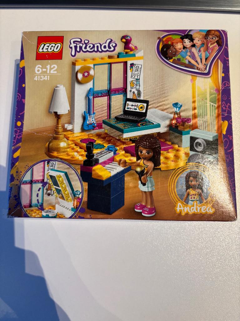 lego friends setnummer 41341 andrea's slaapkamer, Ophalen of Verzenden, Zo goed als nieuw, Complete set, Lego