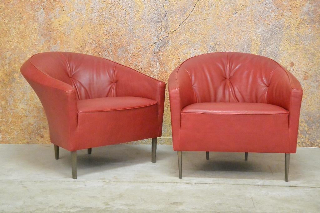 In nette staat 2 unieke Montis Suite design fauteuils, Montis, Montis, 75 tot 100 cm, Ophalen of Verzenden