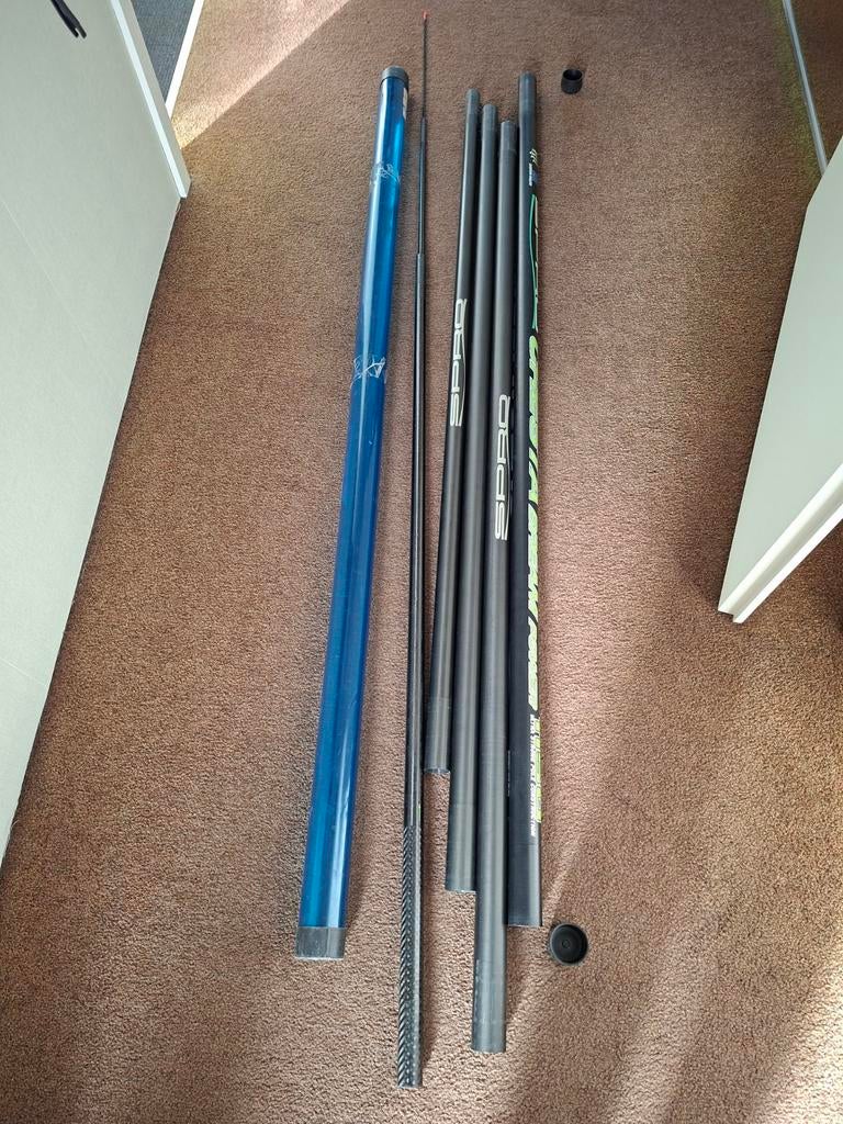 Vaste hengel 11,5 m Spro Cresta Power + mini extension, Ophalen, Vaste hengel