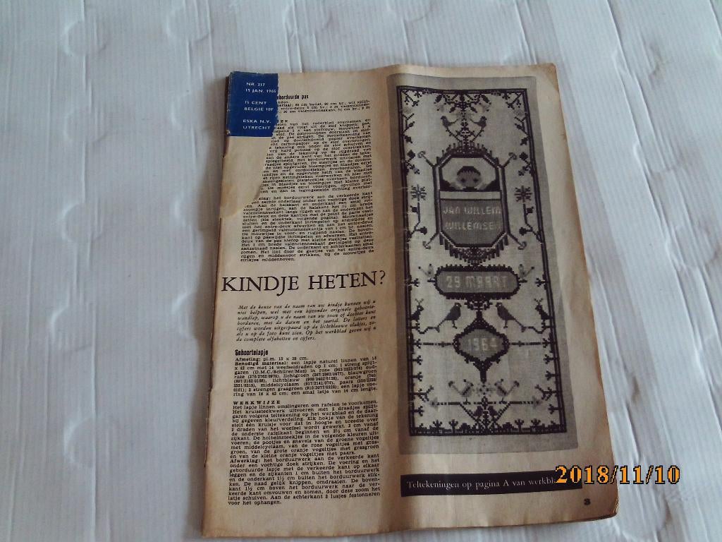 ariadne maandblad voor handwerken - 15 jan. 1965, Ophalen of Verzenden, Gebruikt, Vrouw, Knipmode
