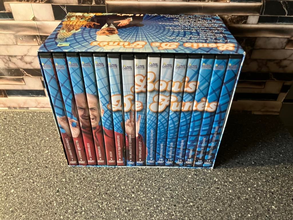 Louis De Funes 15 Dvd Box, Alle leeftijden, Ophalen of Verzenden, Zo goed als nieuw, Boxset