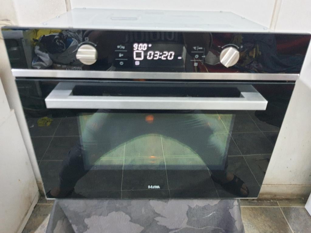 Inbouw Etna Combimagnetron oven werkt Super (CM244ZT), Ophalen, Combimagnetron, Hete lucht, Zo goed als nieuw