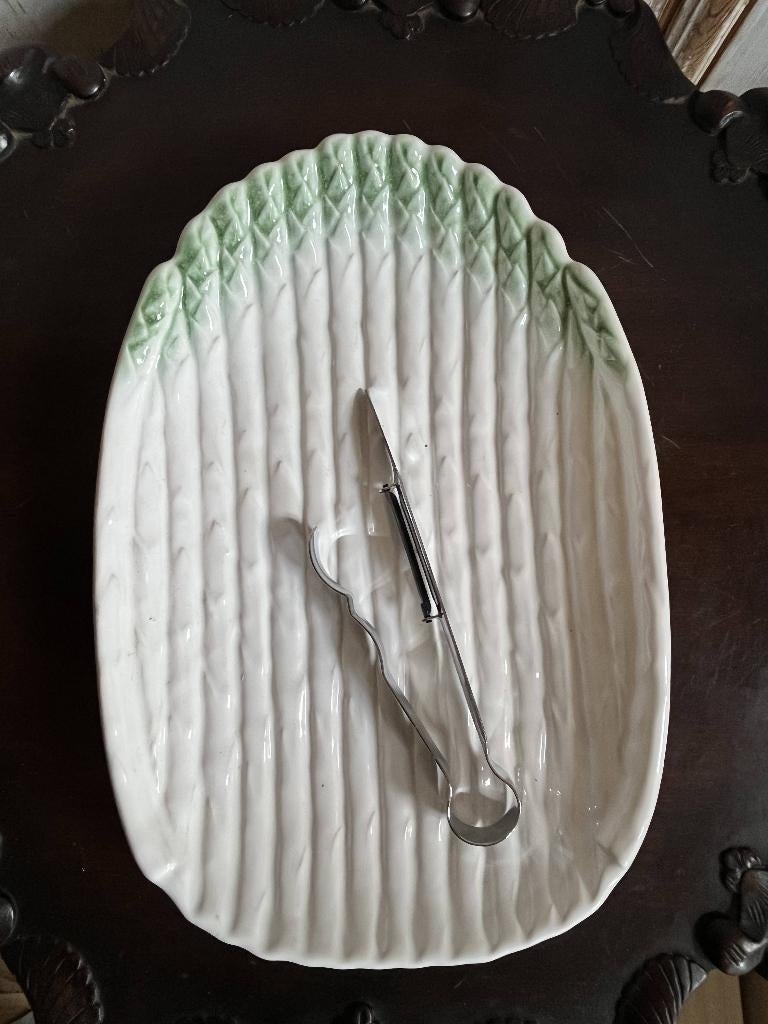 Barbotine aspergeschaal, Ophalen of Verzenden