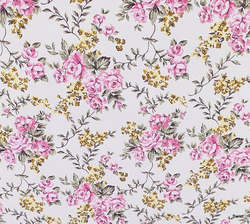 12650 Origineel uniek vintage oud behang wallpaper swiet, Ophalen of Verzenden, 50 tot 75 m²