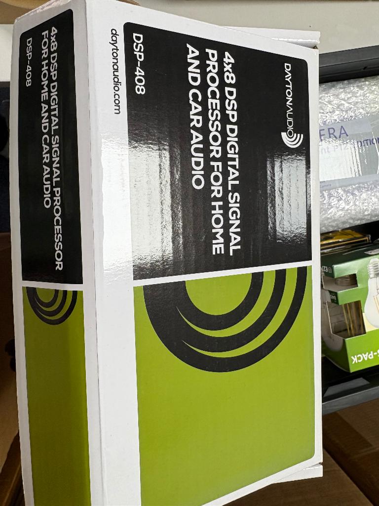 Dayton Audio DSP-408 4x8 Digitale SignaalProcessor, Ophalen of Verzenden, Zo goed als nieuw