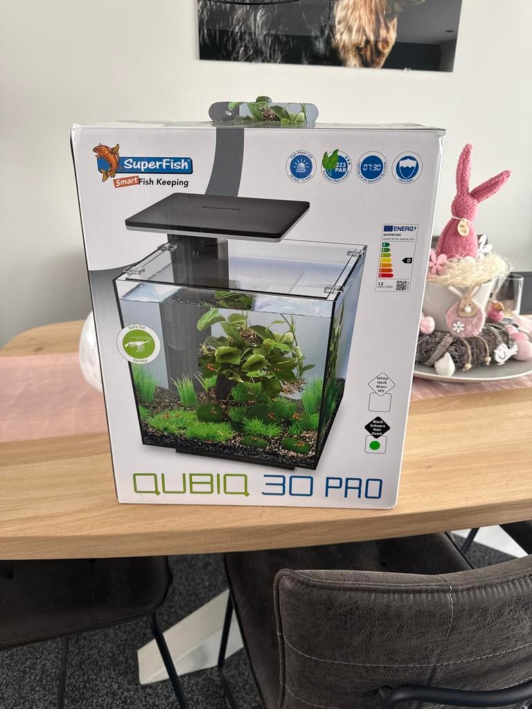 Qubiq 30 pro - nieuw, Ophalen, Zo goed als nieuw, Leeg aquarium