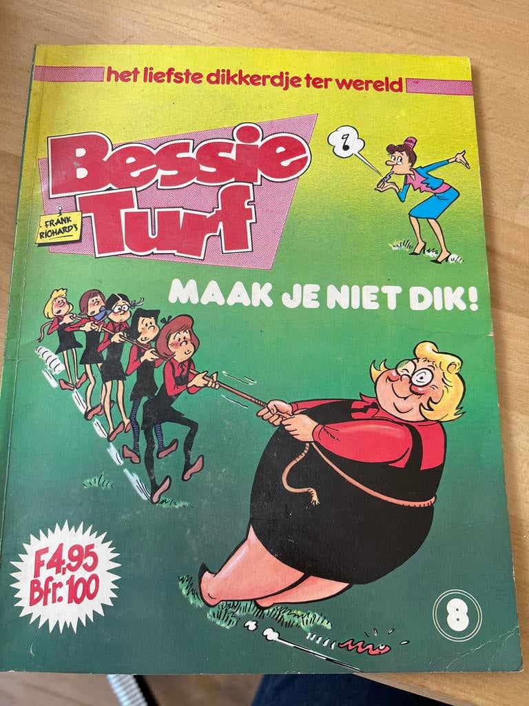 Bessie Turf - Maak je niet dik! en andere stripboeken, Meerdere stripboeken, Ophalen of Verzenden, Gelezen