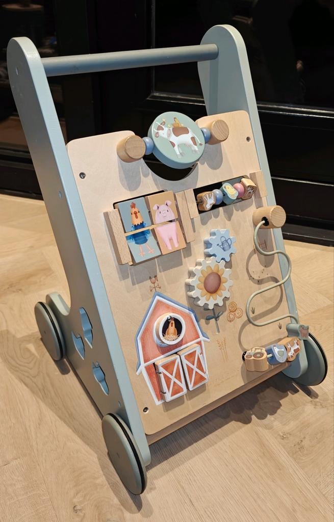 Little Dutch Little Farm activiteiten loopwagen, Kinderen en Baby's, Ophalen, Zo goed als nieuw, Overige typen, Met wieltjes