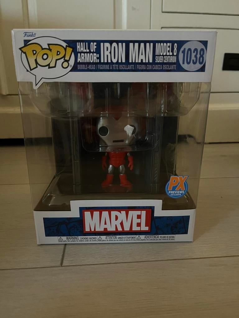 Funko Pop! Iron Man Model 8 Silver Centurion #1038, Ophalen of Verzenden, Nieuw