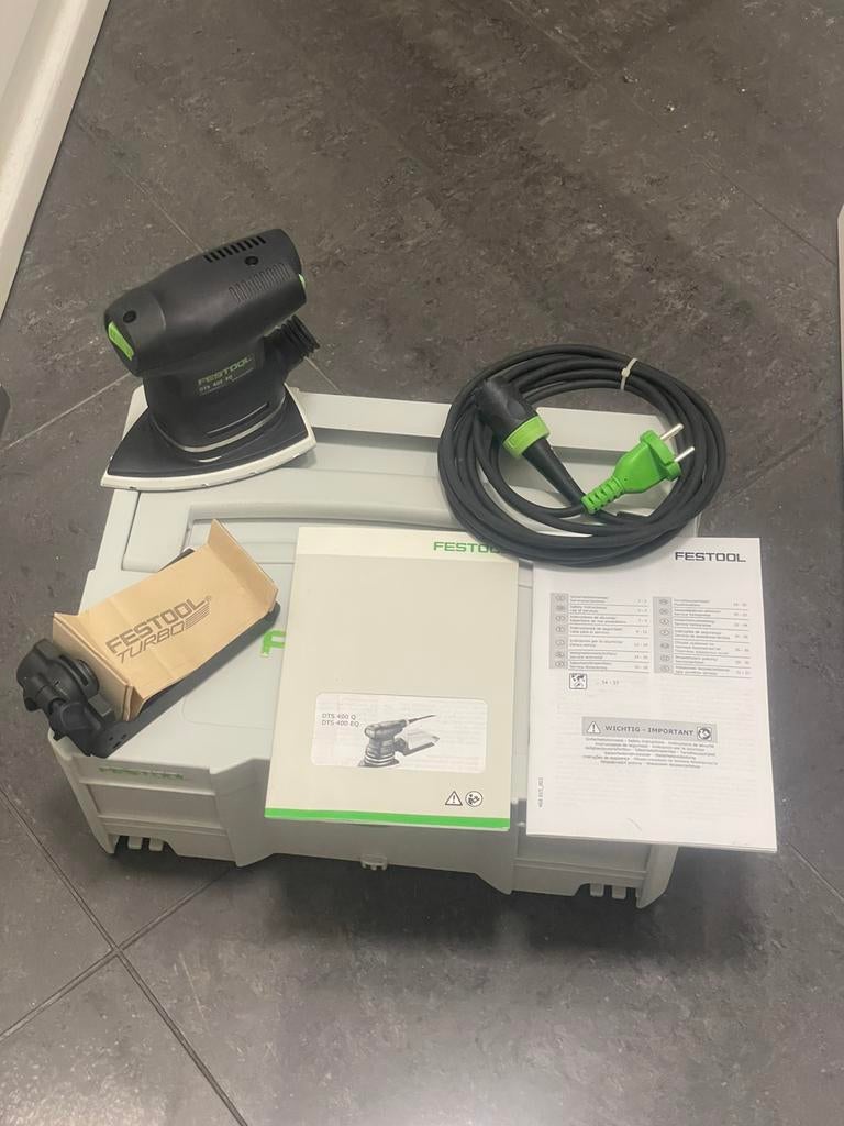 Festool DTS 400 EQ deltaschuurmachine., Ophalen of Verzenden, Zo goed als nieuw, Minder dan 600 watt, Excentrische schuurmachine