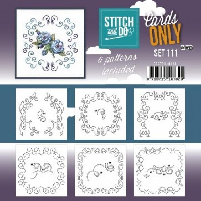 Stitch and Do Cards only 111 en 6 verschillende oplegkaartje, Hobby en Vrije tijd, Kaarten | Zelf maken, Blanco kaart of Basiskaart
