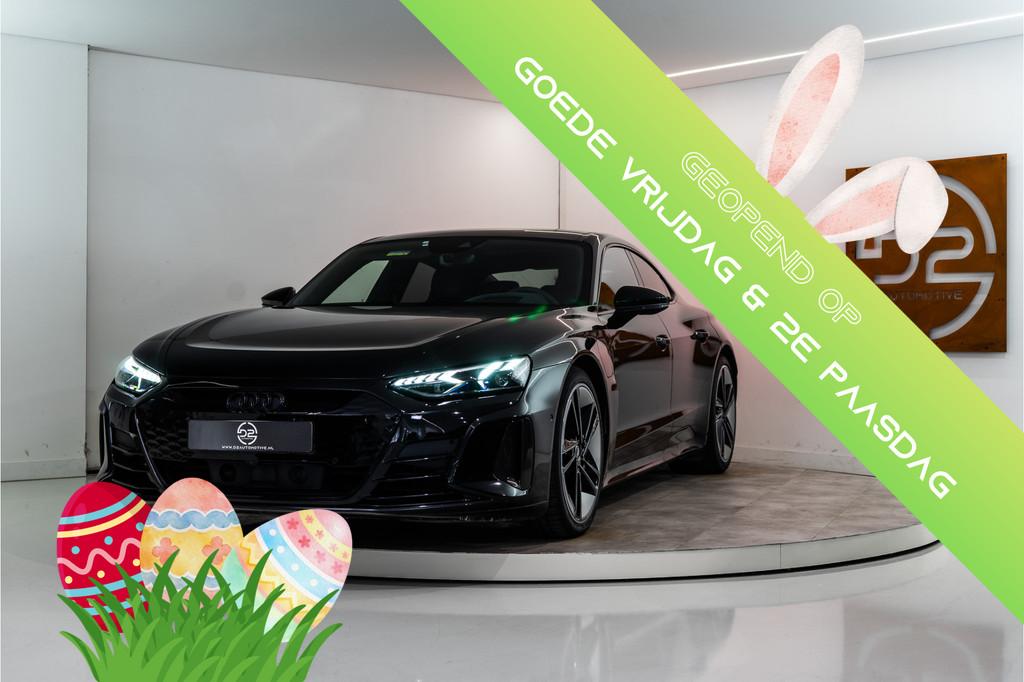 Audi e-tron GT RS 93 kWh 600PK | B&O | Pano | Carbon | Lucht, 12 maanden, Gebruikt, Zwart, Adaptive Cruise Control