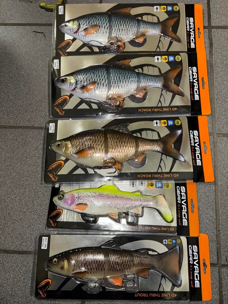 Savage gear LT roach 32cm en lt trout 30cm, Watersport en Boten, Hengelsport | Roofvissen, Verzenden, Nieuw, Overige typen