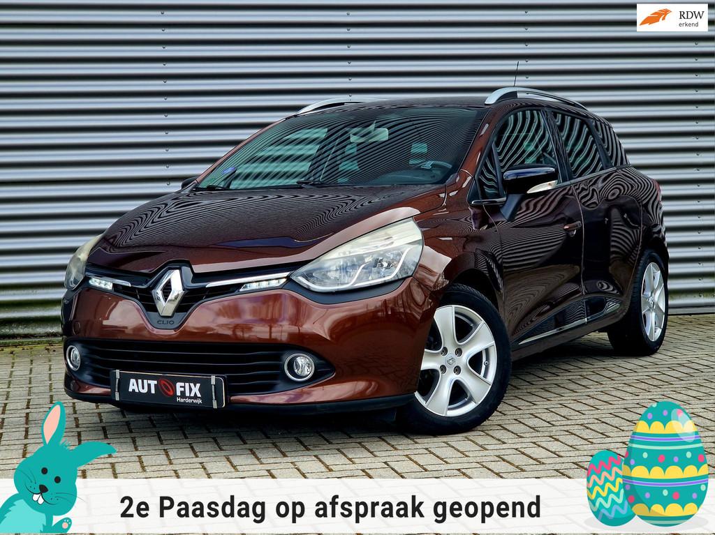 Renault Clio Estate 1.2 GT Nieuwe Ketting / camera / Automaa, Auto's, 4 cilinders, Bruin, 615 kg, 19 km/l