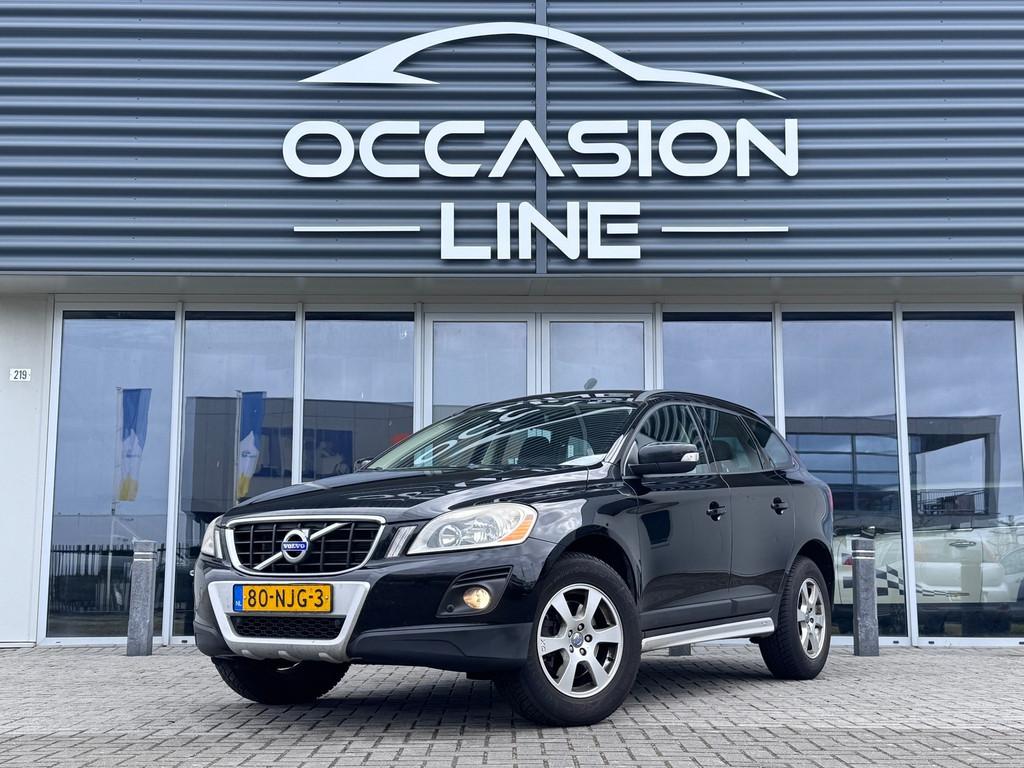 Volvo XC60 2.4D | Automaat | Trekhaak | Half Leder, Zwart, Bedrijf, Elektrische ramen, 750 kg