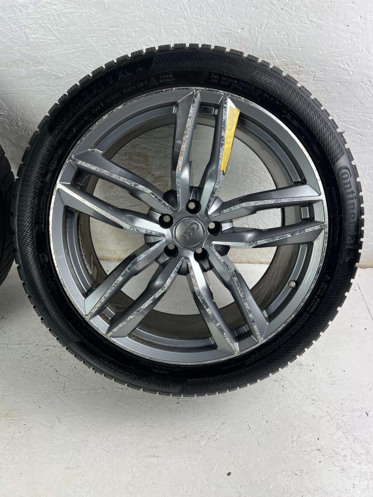 Audi Q7 SQ7 Q8 SQ8 gunner velgen 21" 5x112 winterset 7mm!, Niet ingevuld, Gebruikt, 285 mm, Banden en Velgen