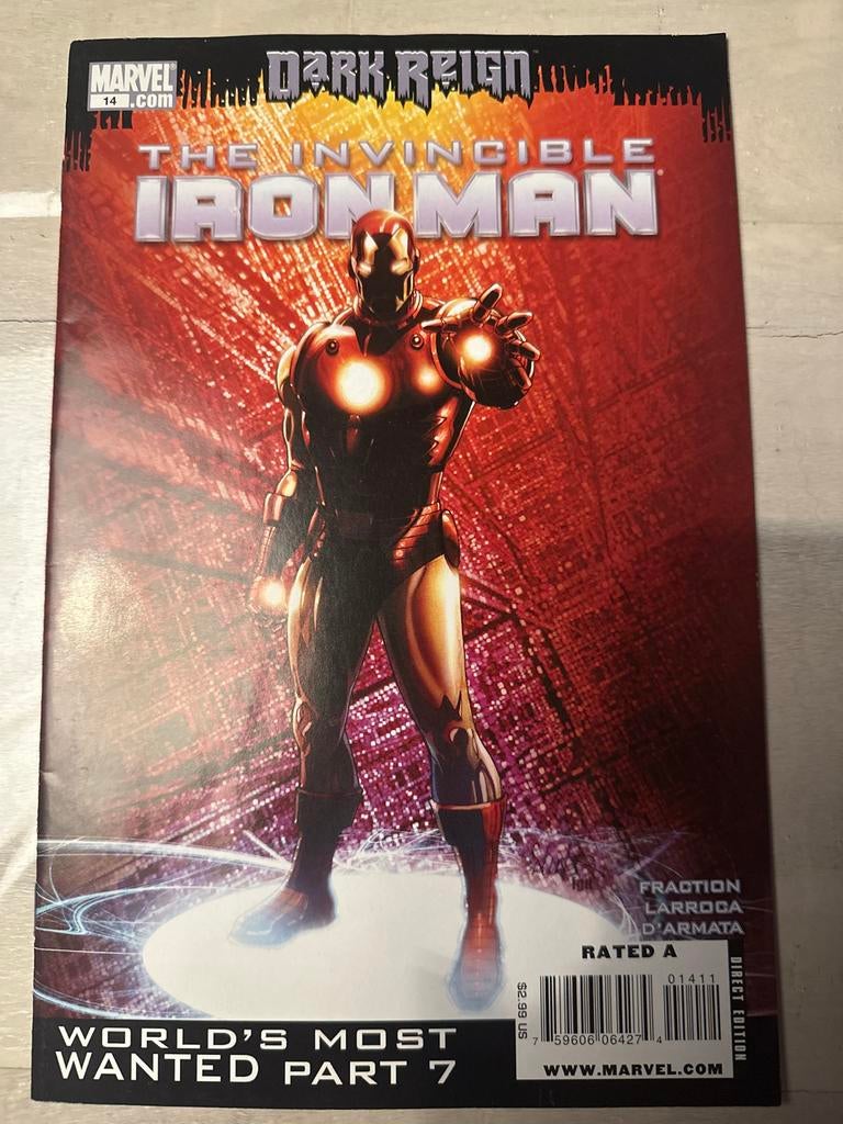 The Invincible Iron Man #14 - Dark Reign, Boeken, Strips | Comics, Eén comic, Ophalen of Verzenden, Zo goed als nieuw, Amerika