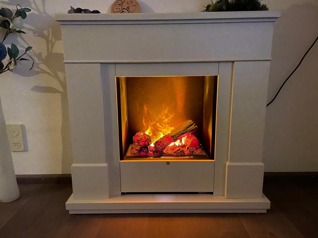Elektrische haard Dimplex Moorefield MFD20, Huis en Inrichting, Ophalen of Verzenden, Zo goed als nieuw, Vrijstaande haard, Elektrische haard