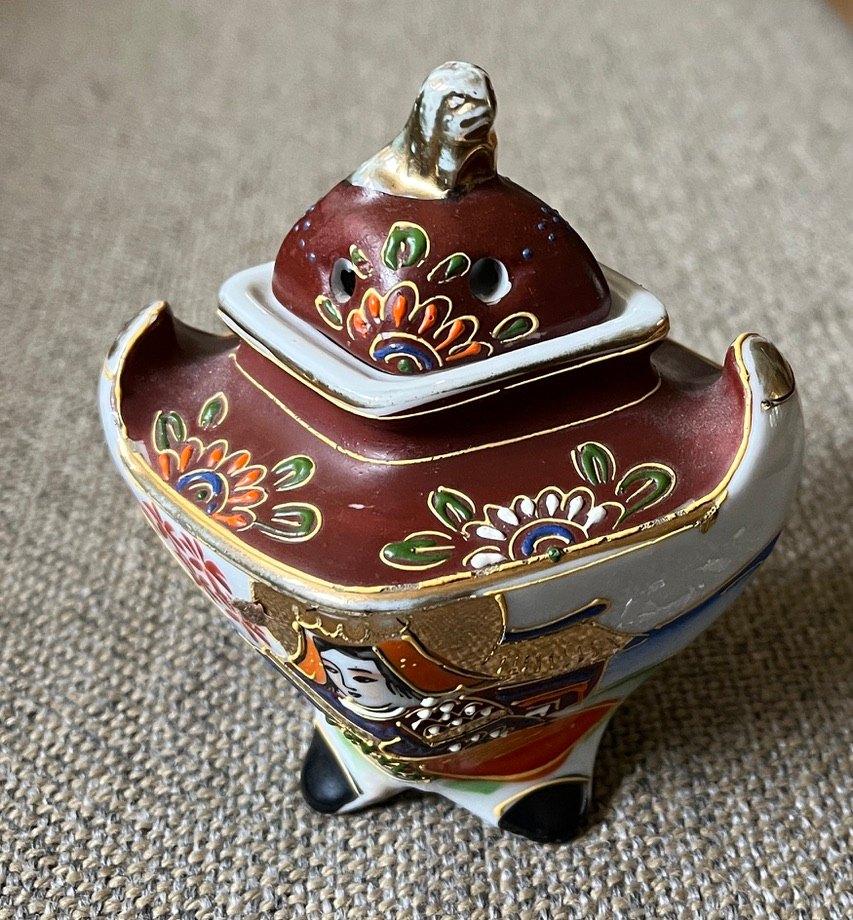 Antiek porselein suikerpotje, Ophalen of Verzenden