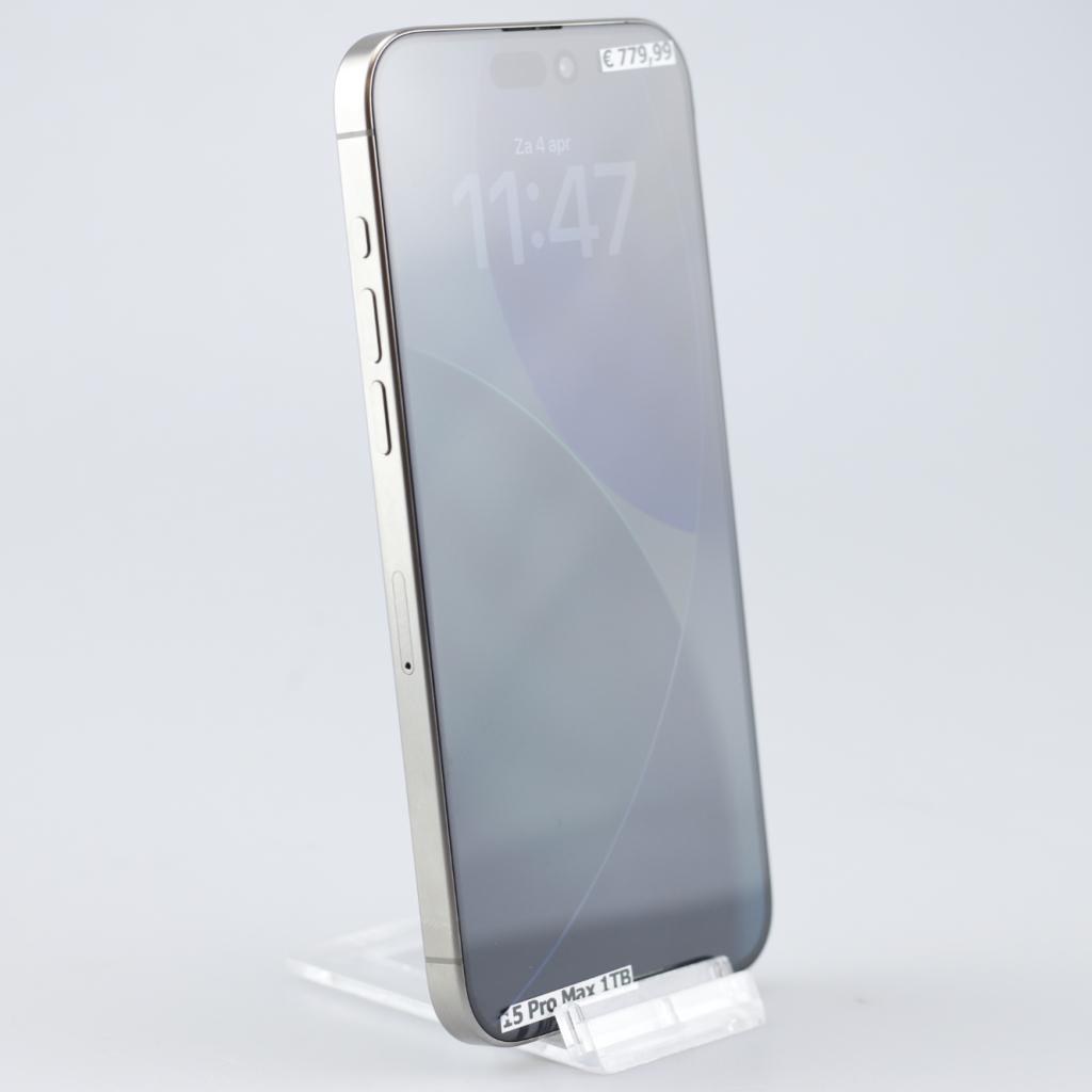 iPhone 15 Pro Max 1TB Natural Titanium, Apple, Zo goed als nieuw, Support@apple.com, One Apple Park Way
Cupertino, CA 95014
United States