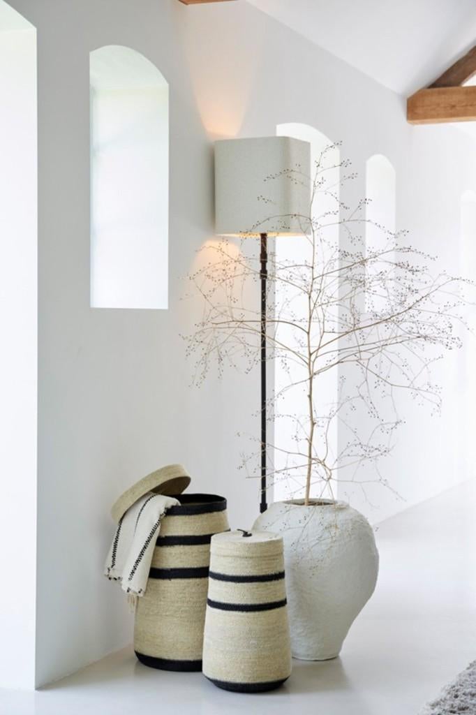 Light & Living Lampenkap Bolero Vierkant Wit L, Huis en Inrichting, Lampen | Lampenkappen, 25 tot 50 cm, Wit, Vierkant, Nieuw