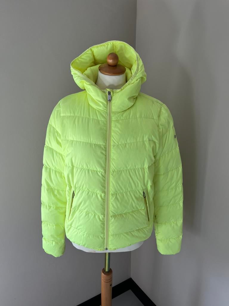 Goldbergh pufferjas fluor geel 40, Kleding | Dames, Ophalen of Verzenden, Zo goed als nieuw, Maat 38/40 (M), Geel