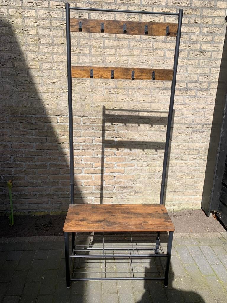 Kapstok, Ophalen, Zo goed als nieuw, Metaal, Staande kapstok