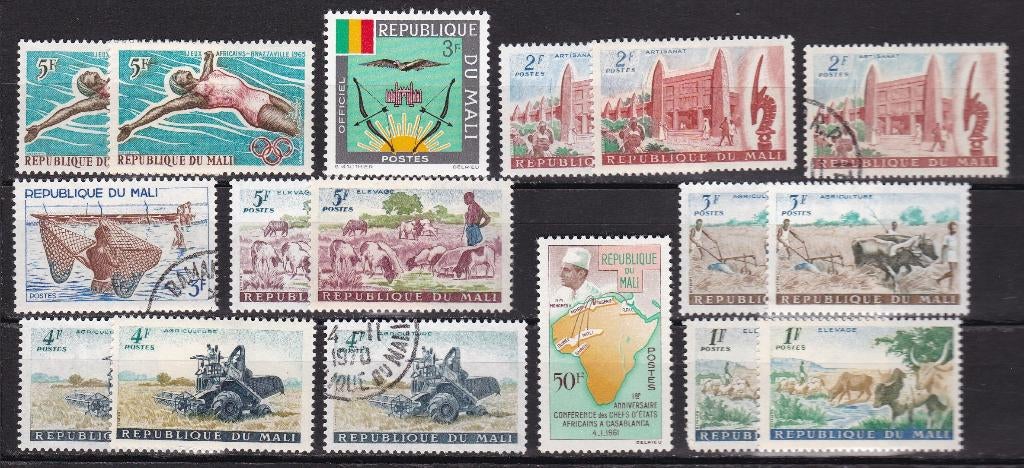 0345) ca 17x mali, Ophalen of Verzenden, Overige landen