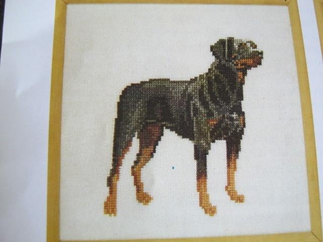 Borduurpatroon  Rottweiler  hond  nr 9669, Verzenden, Nieuw, Handborduren, Patroon
