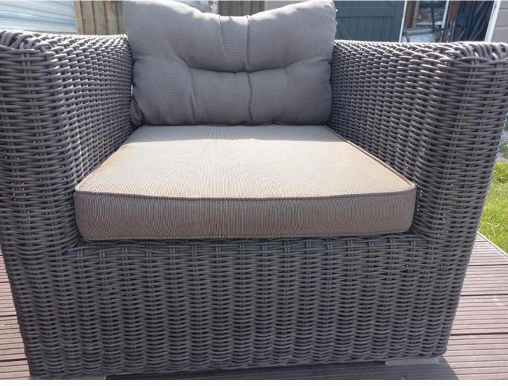 2x Sediamo Horeca Kwaliteit Lounge Stoelen, Tuin en Terras, Tuinstoelen, Ophalen, Gebruikt