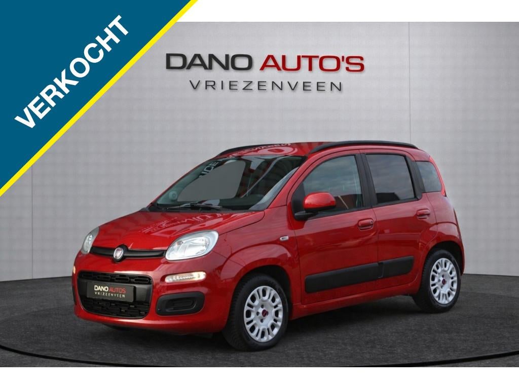 Fiat Panda 0.9 TwinAir Lounge Airco/PDC/Elektr. Pakket/NAP, Euro 5, Zwart, Panda, Origineel Nederlands