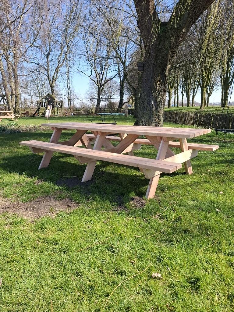 Picknicktafel Douglas - op maat gemaakt!, Ophalen, Nieuw, Rechthoekig, Hout