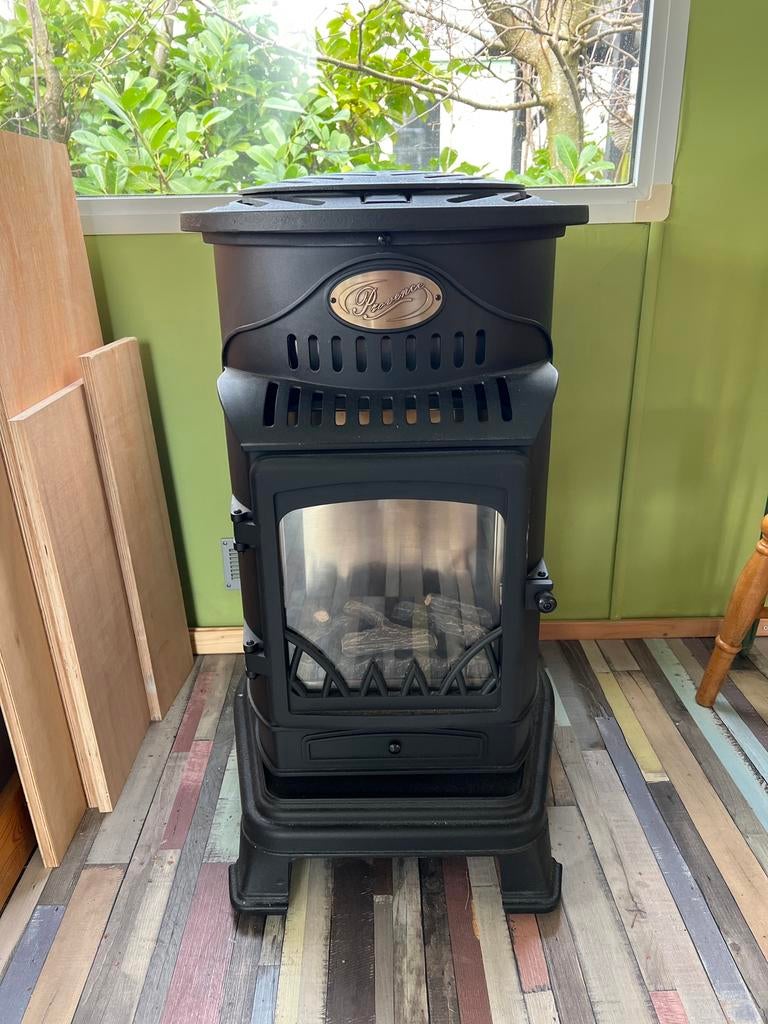 Provence gaskachel gasfles mobiel stacaravan tuinhuis, Huis en Inrichting, Ophalen, Zo goed als nieuw, Gas, Gaskachel