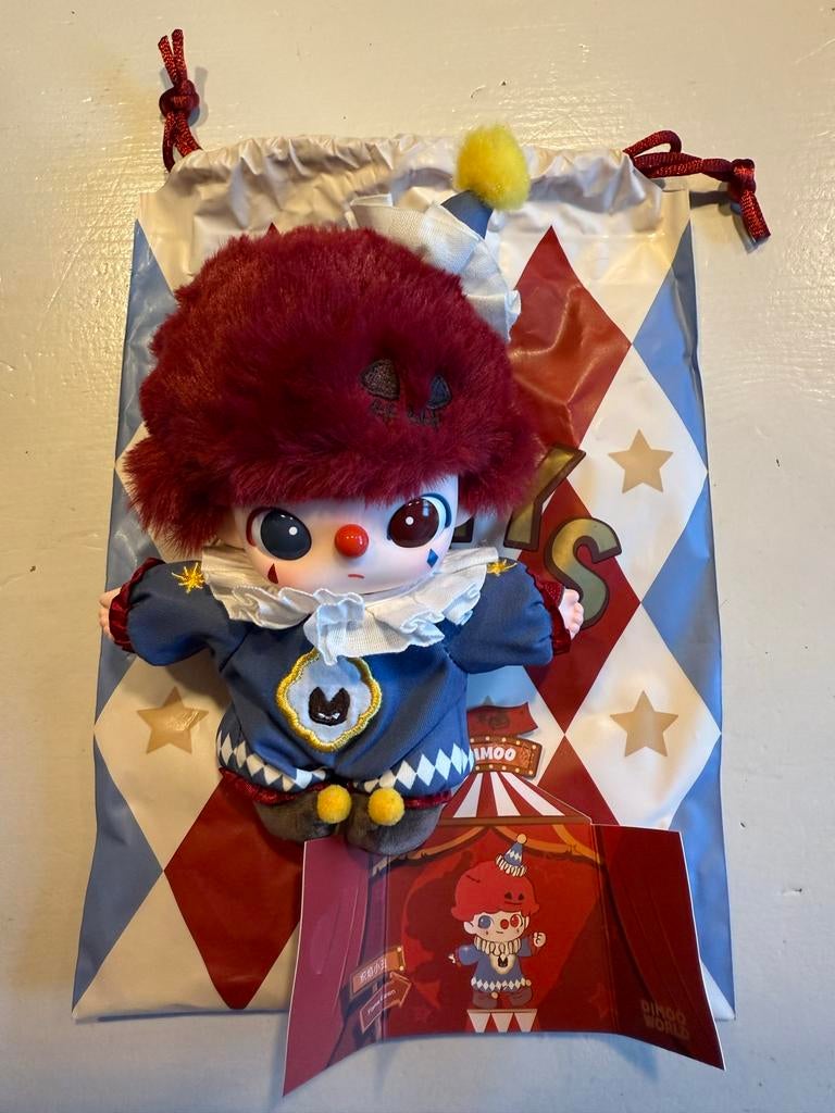 Dimoo Flame Clown "Why So Serious" PopMart Figuur, Ophalen of Verzenden, Nieuw, Jongen of Meisje