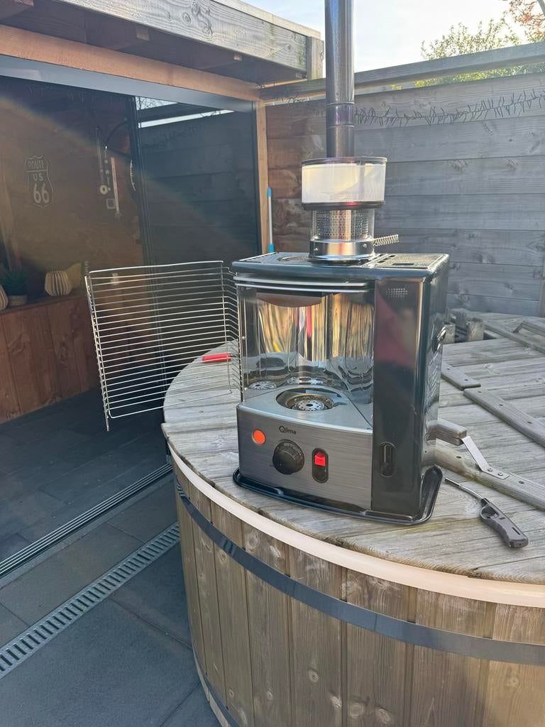 Qlima petroleumkachel in goede staat, nieuwe sok, Ophalen of Verzenden, Gebruikt, Overige brandstoffen, Petroleumkachel