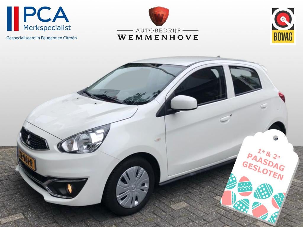 Mitsubishi Space Star 1.0 Cool+ Airco/CV/El.ramen (bj 2019), Voorwielaandrijving, 12 maanden, Stof, Gebruikt