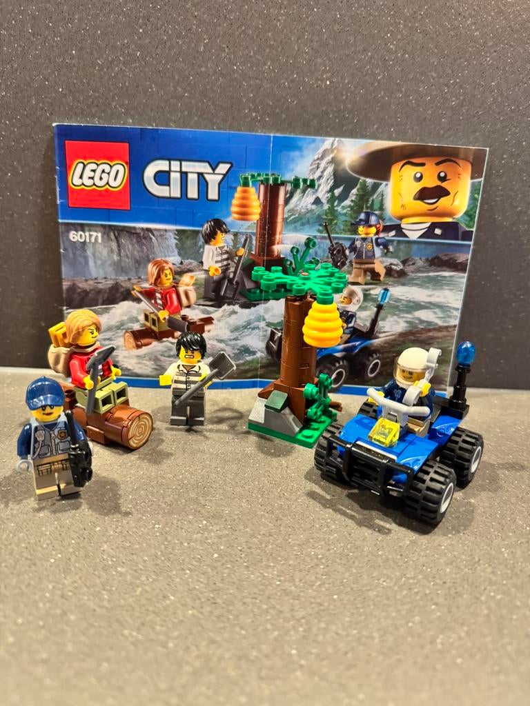 LEGO City Bergpolitie Bergachtervolging - 60171, Compleet, City, Lego, Ophalen of Verzenden