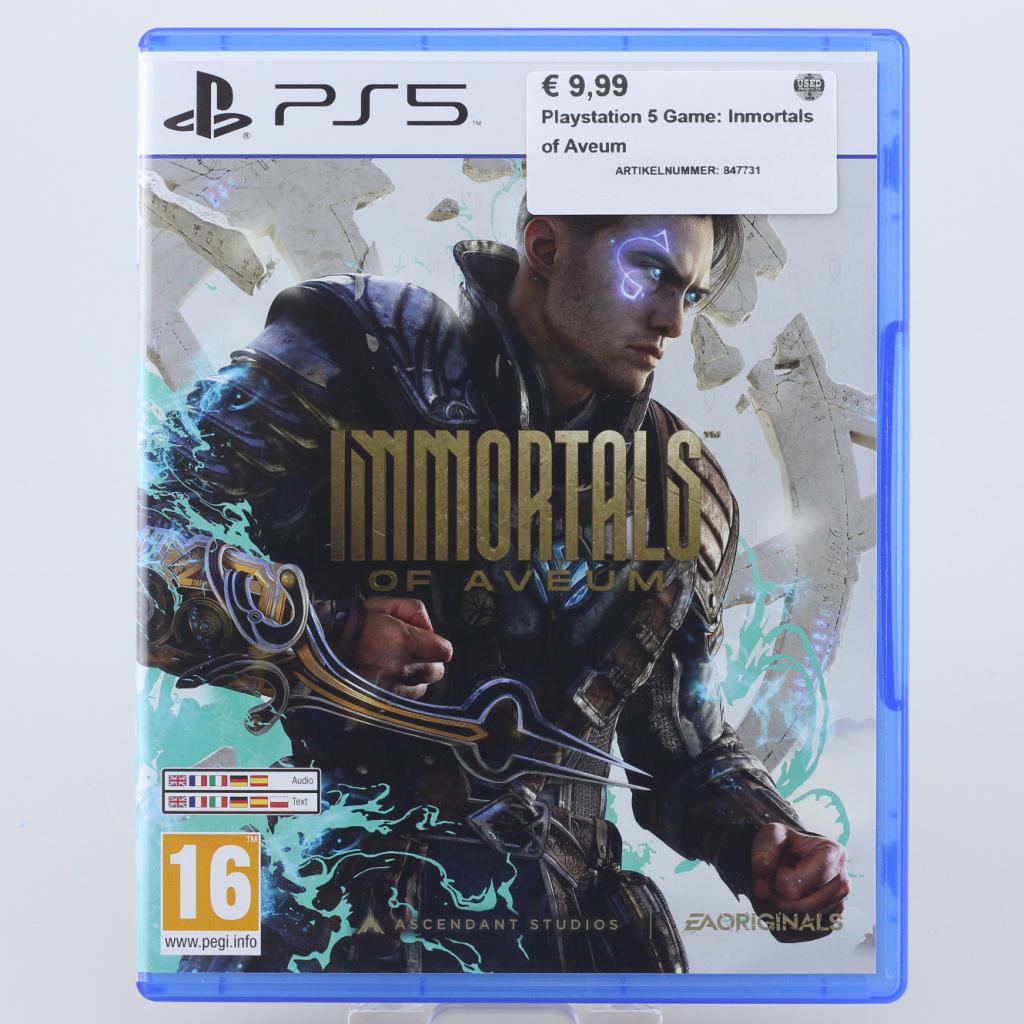 Playstation 5 Game: Inmortals of Aveum, Playstation, Zo goed als nieuw, Support@playstation.com, 2207 Bridgepointe Parkway
San Mateo, CA 94404
United States