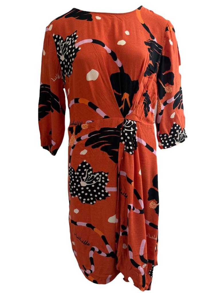 Selected Femme jurk L, Maat 38/40 (M), Ophalen of Verzenden, Zo goed als nieuw, Onder de knie