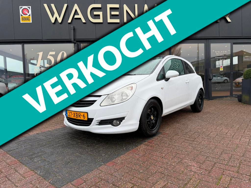 Opel Corsa 1.2-16V Selection Carplay|Simpel en goed onderhou, Voorwielaandrijving, Euro 5, 1229 cc, Wit