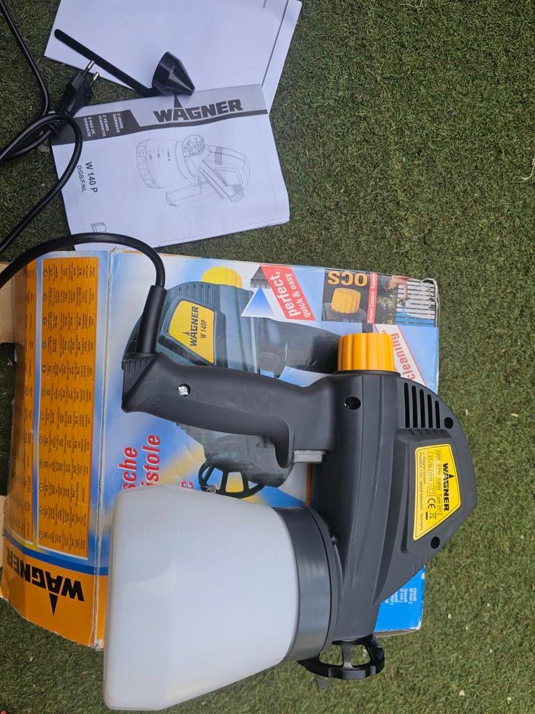 Wagner W 140 P verfspuit - Gebruikt, Ophalen of Verzenden, Gebruikt, Verfspuit of Verfpomp