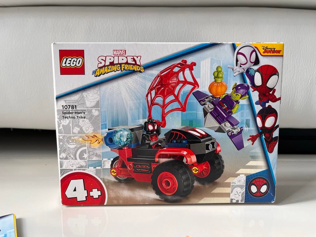 Lego Spiderman 10781 Spider-Man's Techno-Trike, Ophalen of Verzenden, Gebruikt, Complete set, Lego