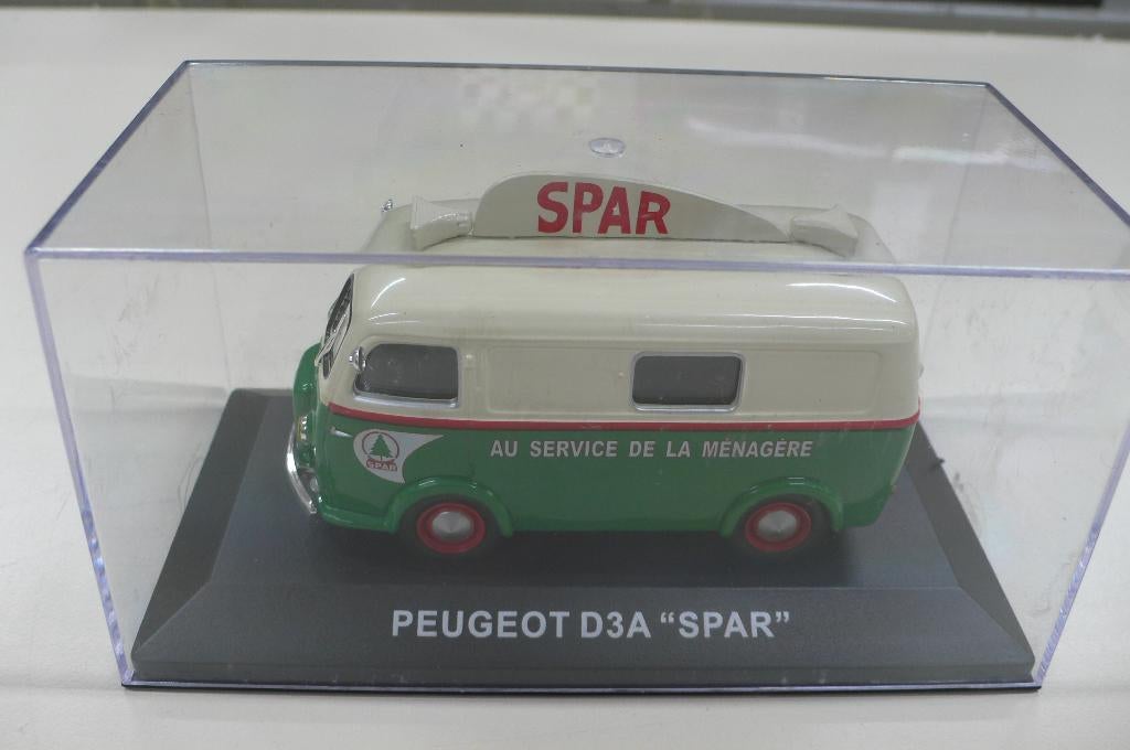 peugeot d3a spar - altaya - 1/43 -AANBIEDING!!!!!!!!!!!!!!!!, Verzenden, Nieuw, Auto, Overige merken