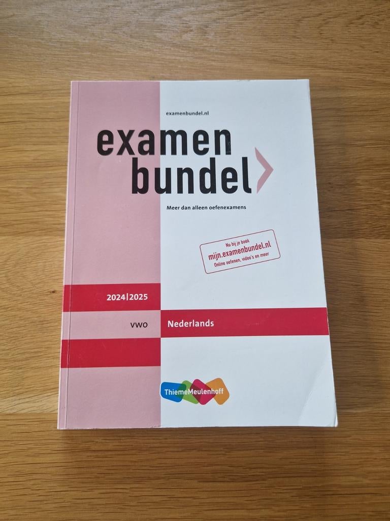 Examenbundel VWO Nederlandse, Boeken, Ophalen, Zo goed als nieuw, VWO