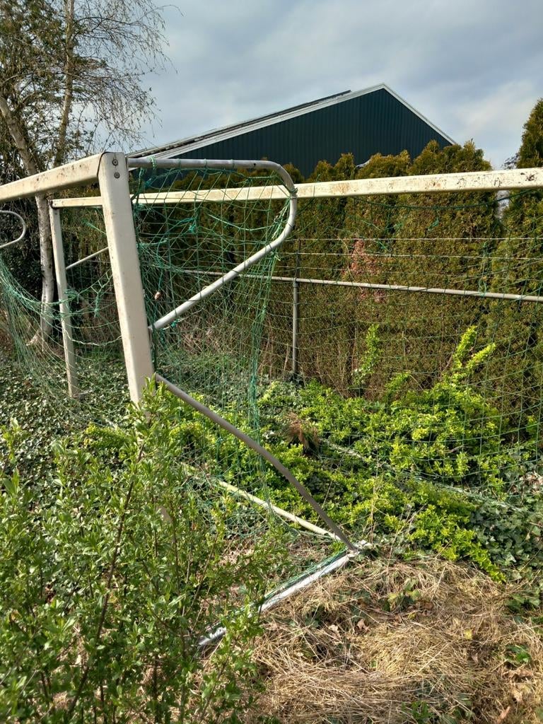 Voetbaldoel met net, Ophalen of Verzenden