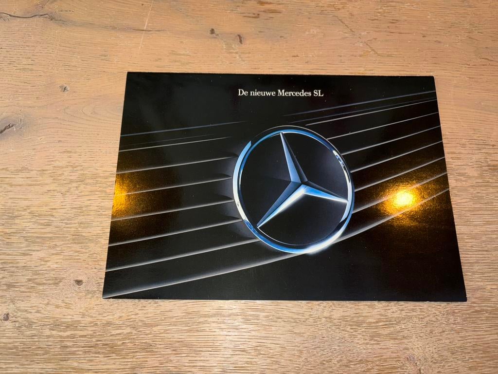 Folder Meecedes-Benz SL R129 (300SL, 500SL)1990, Ophalen of Verzenden, Zo goed als nieuw, Mercedes